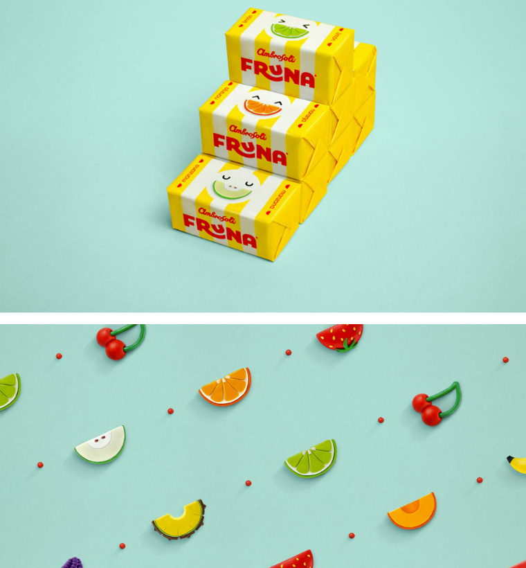 Fruna 糖果包裝視覺識別設計
