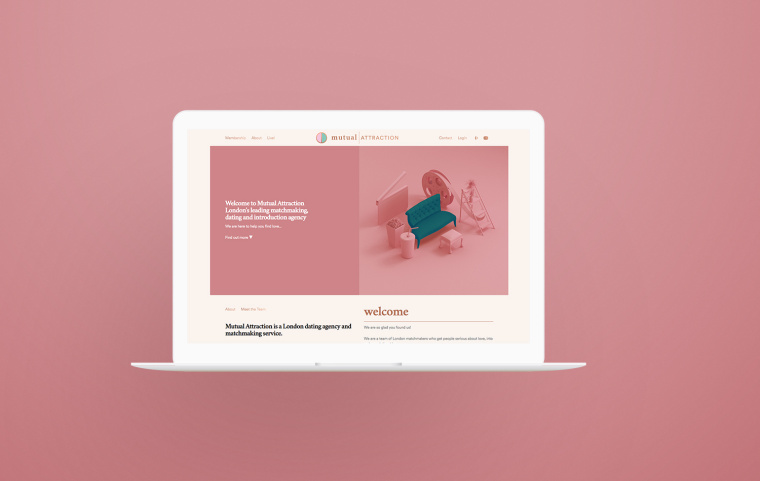 Mutual Attraction “相互吸引力”約會(huì)與婚介服務(wù)機(jī)構(gòu)標(biāo)志設(shè)計(jì)VI設(shè)計(jì)