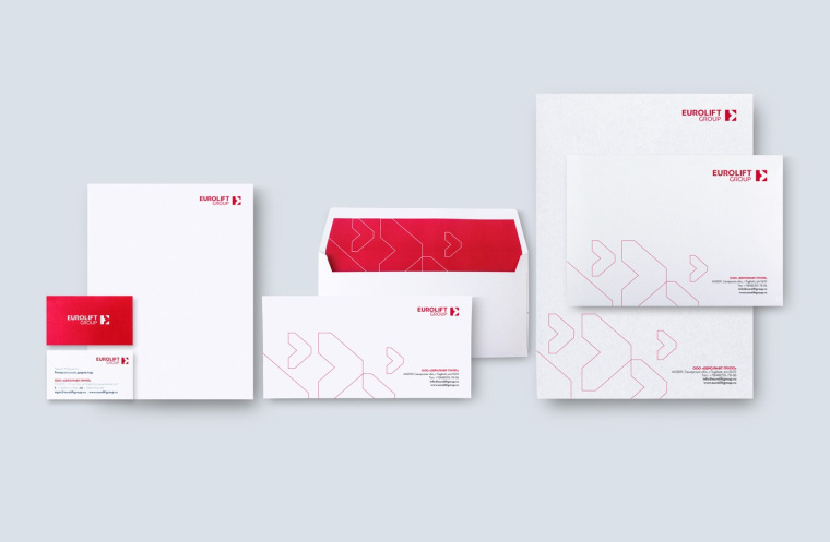 醒目紅色起重載重設備工業公司LOGO設計企業VI設計-logo設計VI設計公司