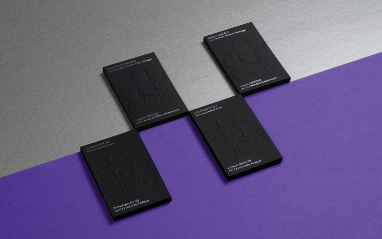 Loupedeck 圖片編輯控制網站平臺黑暗主題品牌logo設計VI形象設計