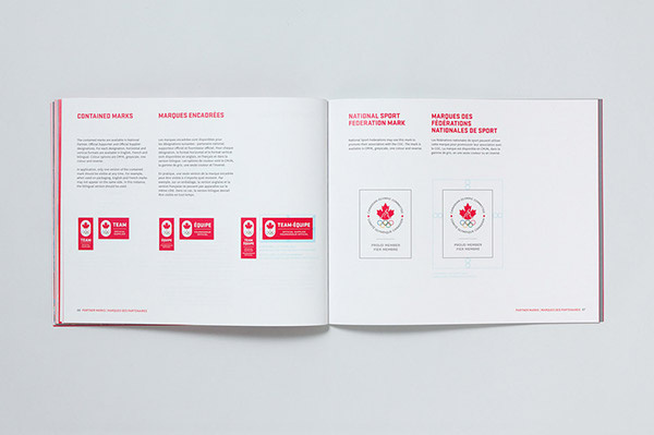 加拿大奧委會logo設計VIS設計視覺識別手冊-上海logo設計VI設計公司欣賞