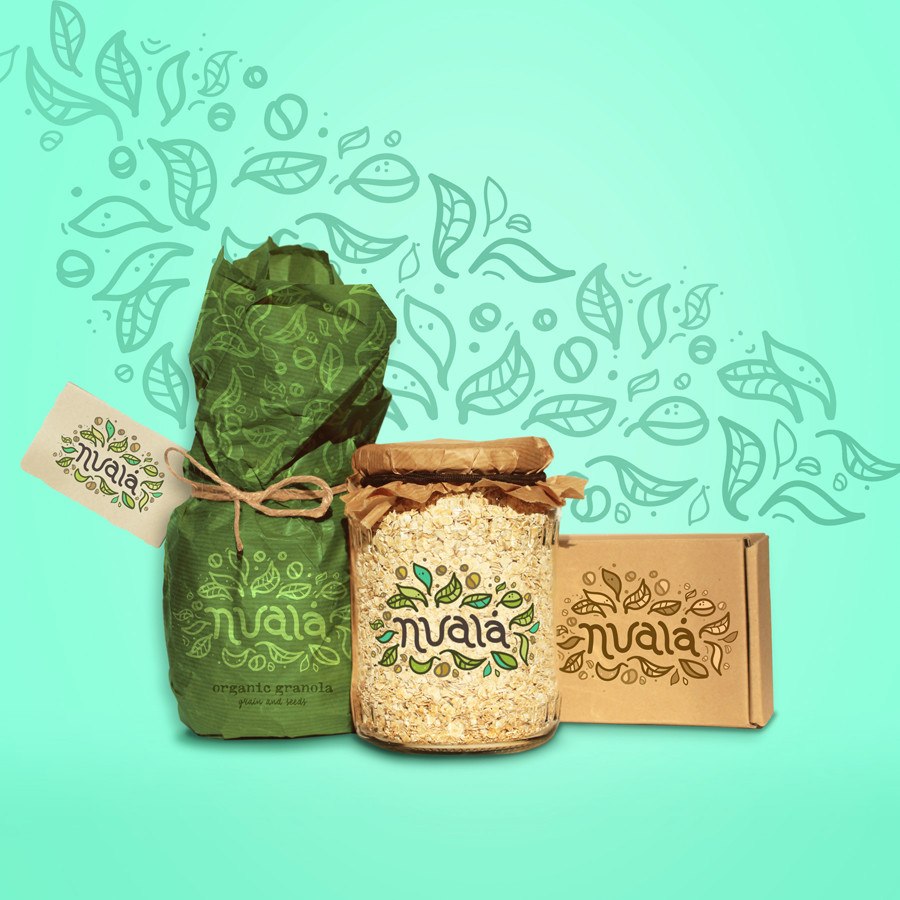 有機燕麥 - 品牌logo+包裝設計-上海包裝設計公司