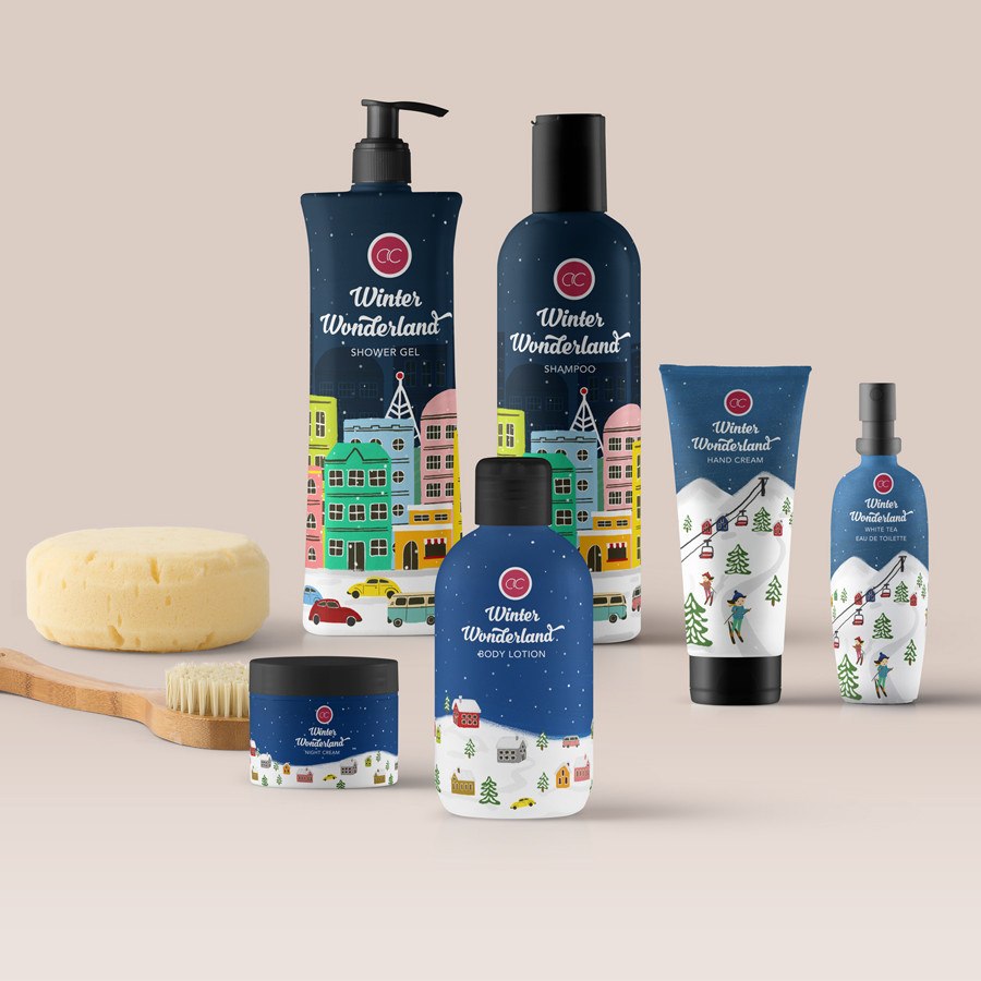 Accentra 兒童護膚品冬季系列包裝設計 -上海包裝設計公司