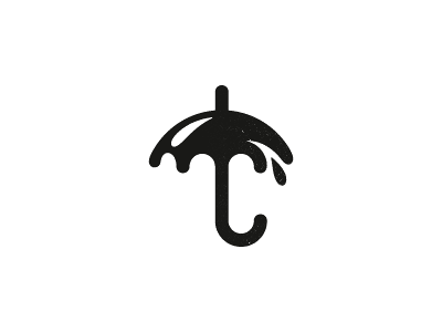雨天雨傘保險公司logo設計