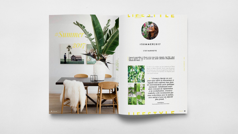 上海畫冊設計公司欣賞：美麗明黃色的黑蘋果雜志畫冊設計