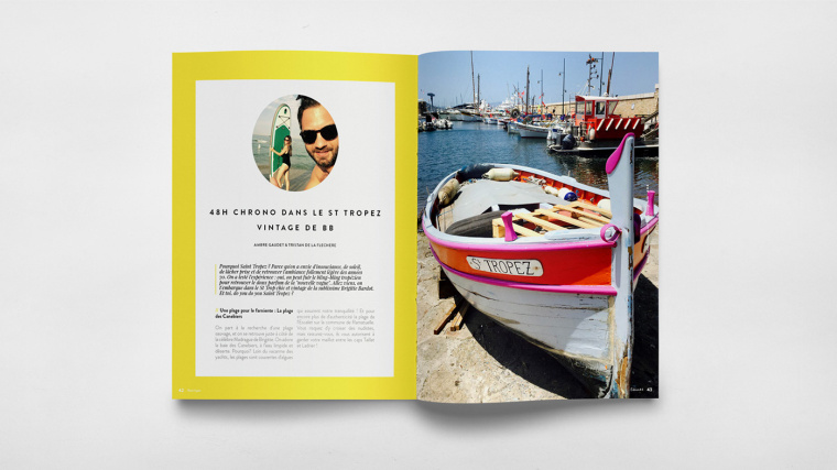 上海畫冊設計公司欣賞：美麗明黃色的黑蘋果雜志畫冊設計