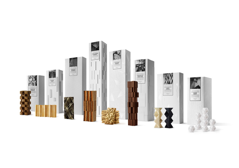 Noble房地產開發商食品禮盒禮品套裝包裝設計，源自建筑的設計靈感