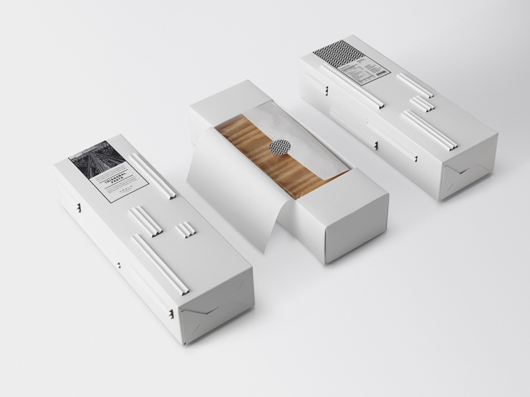 Noble房地產開發商食品禮盒禮品套裝包裝設計，源自建筑的設計靈感