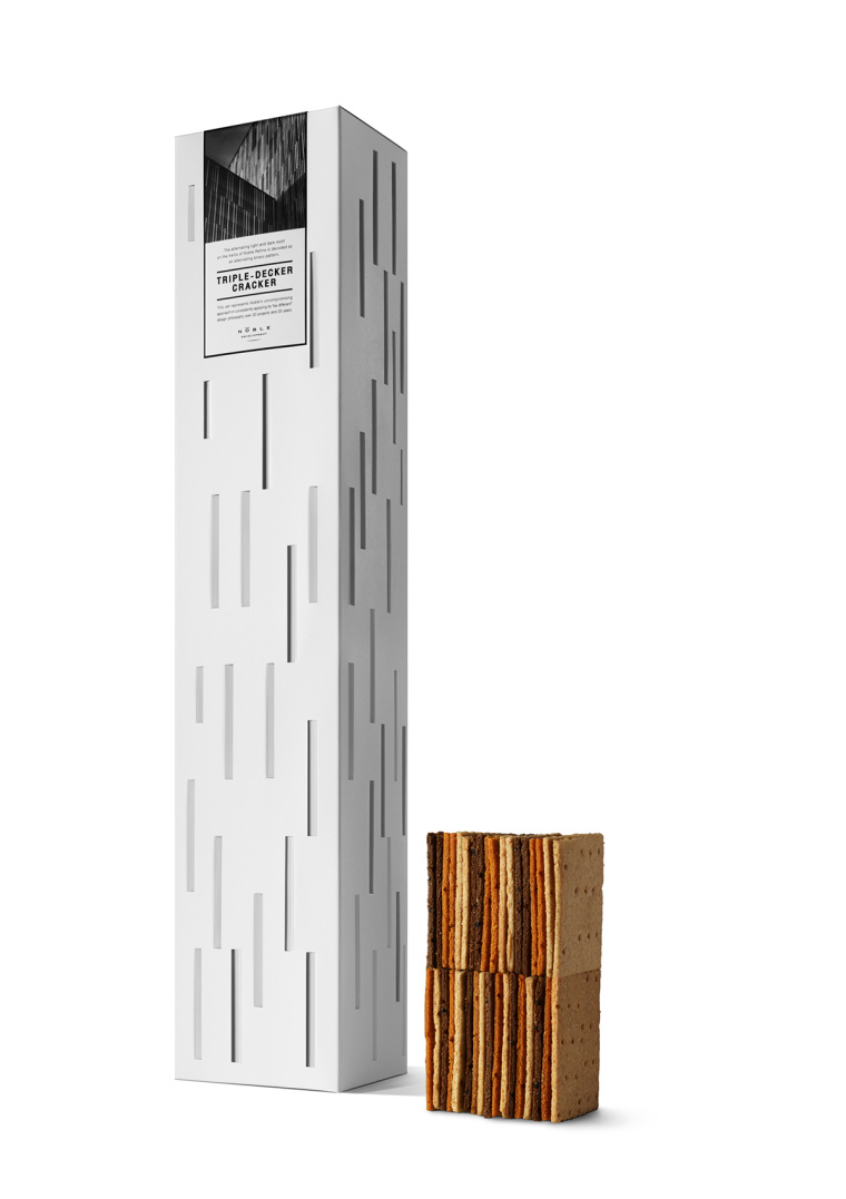 Noble房地產開發商食品禮盒禮品套裝包裝設計，源自建筑的設計靈感