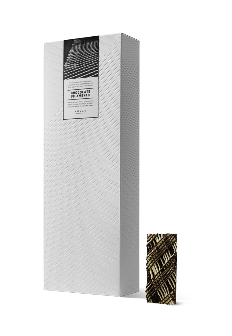 Noble房地產開發商食品禮盒禮品套裝包裝設計，源自建筑的設計靈感