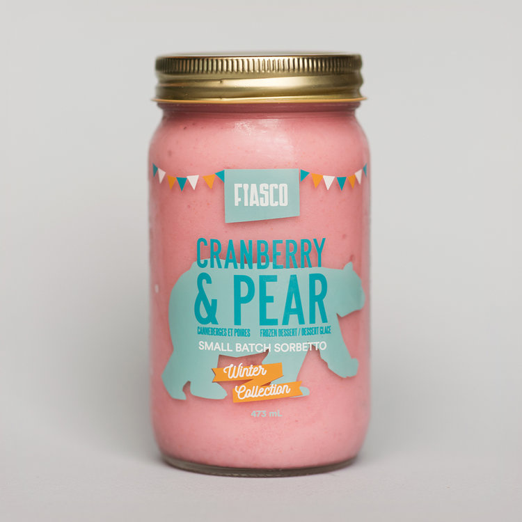 動物圖案風 Fiasco 意式冰淇淋甜食冬季版包裝設計-北極熊