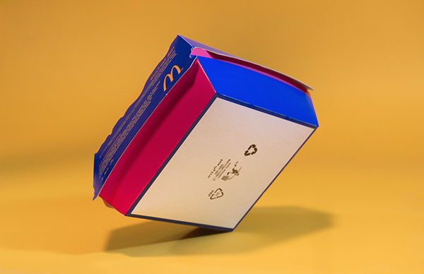 麥當勞漢堡薯條奶酪外賣食品套餐包裝設計-上海包裝設計公司