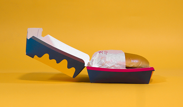 麥當勞漢堡薯條奶酪外賣食品套餐包裝設計-上海包裝設計公司