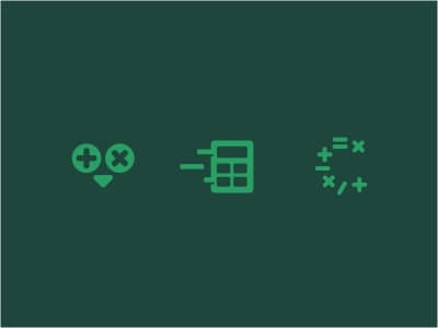 各種綠色財務(wù)會計符號的logo設(shè)計