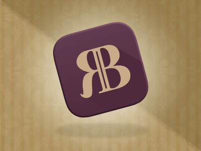 褐色字母“R+B”零售logo設(shè)計