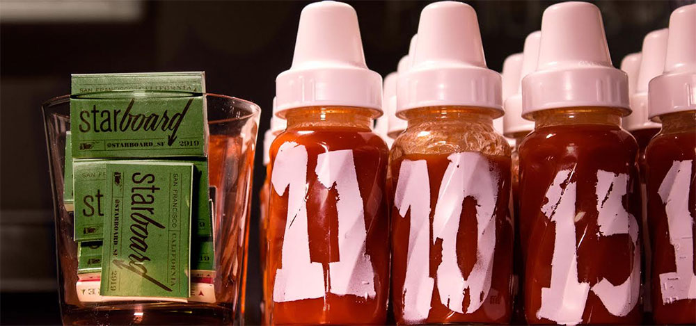 Starboard餐廳餐飲品牌形象設計－充分創意，復古和手繪的藝術風格－上海品牌設計公司