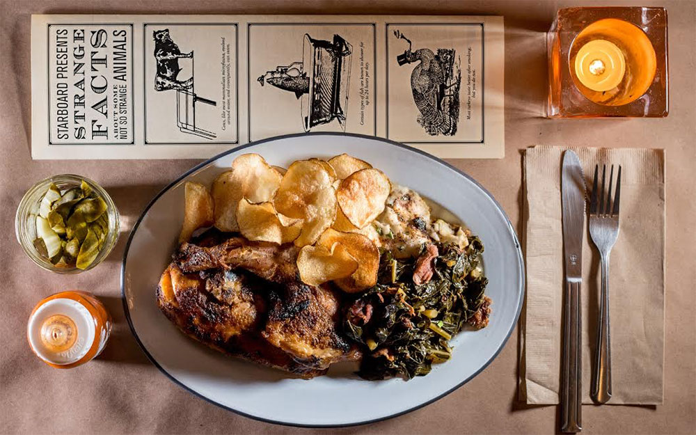 Starboard餐廳餐飲品牌形象設計－充分創意，復古和手繪的藝術風格－上海品牌設計公司