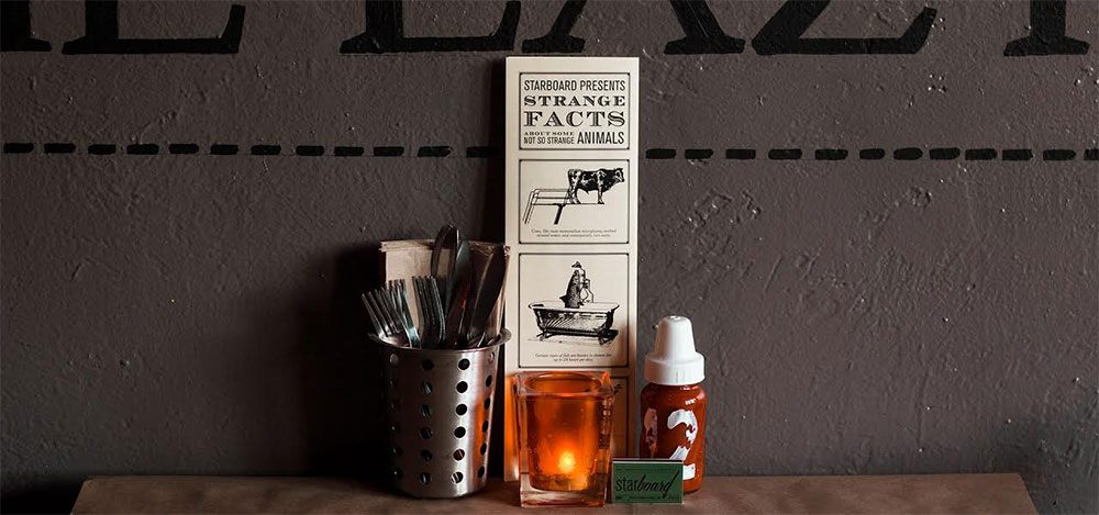 Starboard餐廳餐飲品牌形象設計－充分創意，復古和手繪的藝術風格－上海品牌設計公司