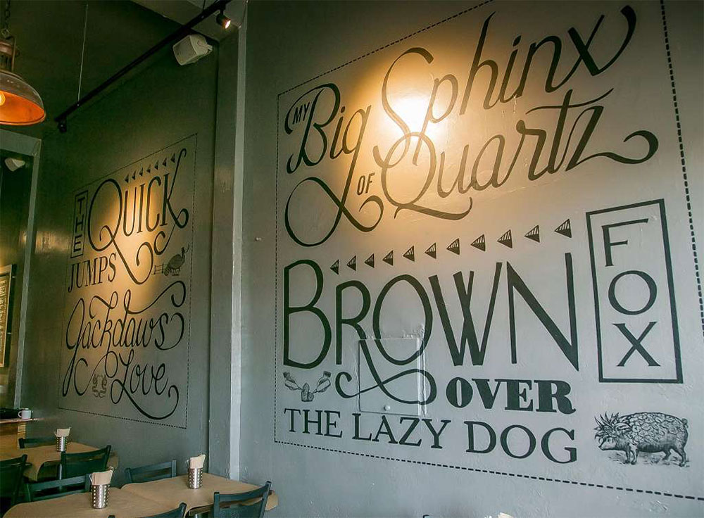 Starboard餐廳餐飲品牌形象設計－充分創意，復古和手繪的藝術風格－上海品牌設計公司