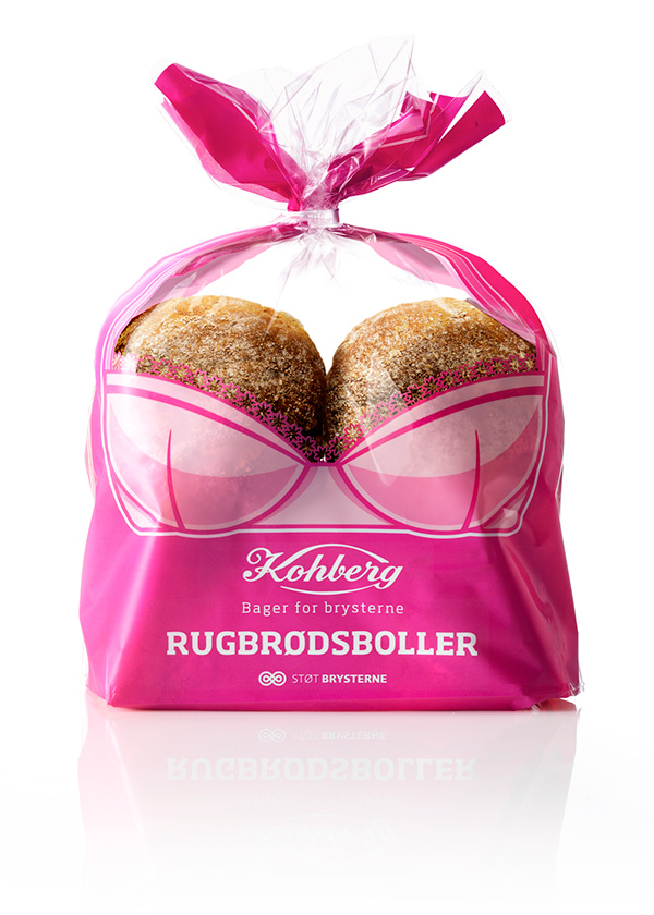 Kohberg 文胸創意面包包裝袋設計－上海包裝設計公司國外包裝欣賞