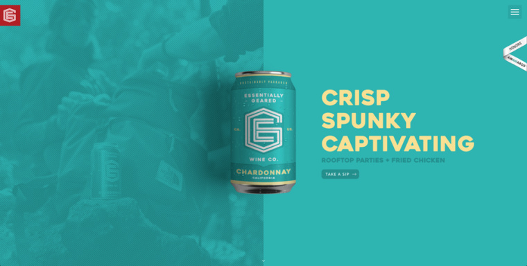 2018年9個最前沿的網頁設計趨勢-充滿活力，飽和的配色方案