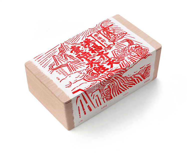 木刻年畫藝術茶葉禮盒包裝設計-上海包裝設計公司欣賞