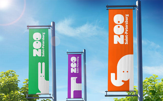 圣彼得堡動物園logo設(shè)計品牌視覺形象設(shè)計-上海logo設(shè)計-上海品牌設(shè)計公司