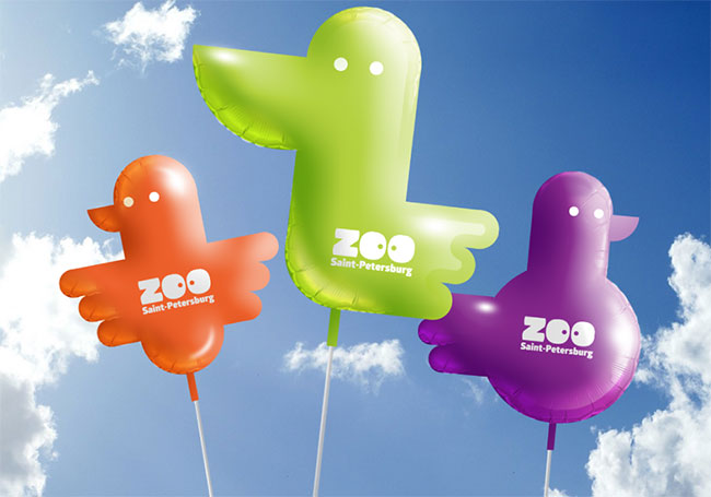 圣彼得堡動物園logo設(shè)計品牌視覺形象設(shè)計-上海logo設(shè)計-上海品牌設(shè)計公司