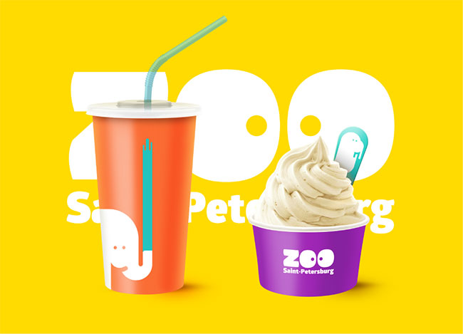 圣彼得堡動物園logo設(shè)計品牌視覺形象設(shè)計-上海logo設(shè)計-上海品牌設(shè)計公司