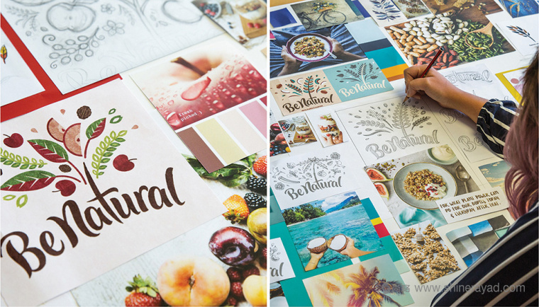 Be Natural 燕麥片logo設計-上海logo設計公司