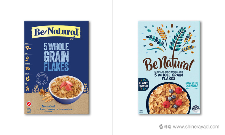 Be Natural 燕麥片包裝設計欣賞-上海包裝設計公司