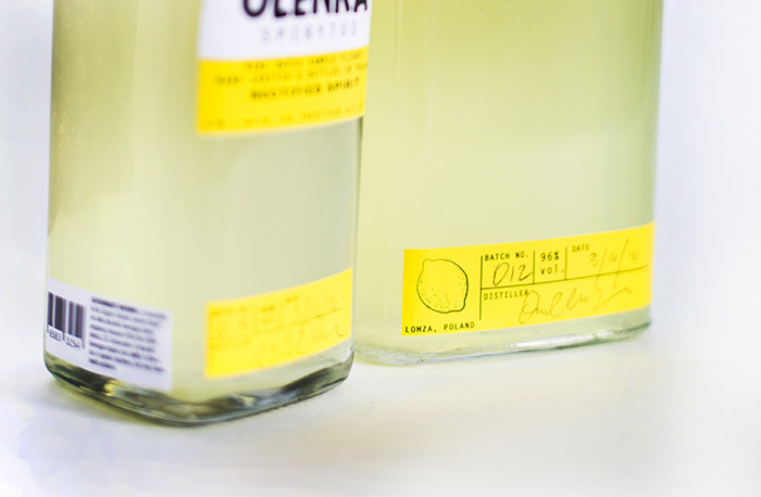 OLENKA 水果味伏特加酒果酒概念品牌包裝設計插畫設計-上海包裝設計公司