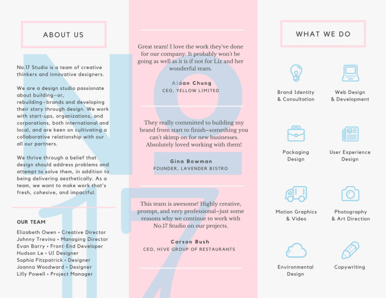 使用大號字體的宣傳冊三折頁設計-上海宣傳冊設計公司 使用大號字體的宣傳冊三折頁設計-上海宣傳冊設計公司