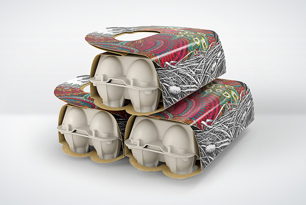 Layer Hen 雞蛋盒包裝設計“母雞插畫篇”-上海農產品包裝設計公司