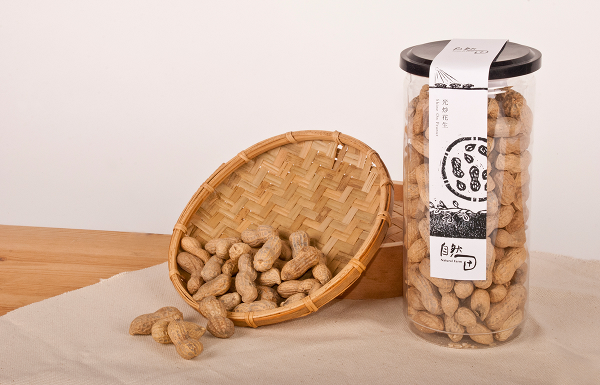 自然田天然農場農產品包裝設計-上海包裝設計公司