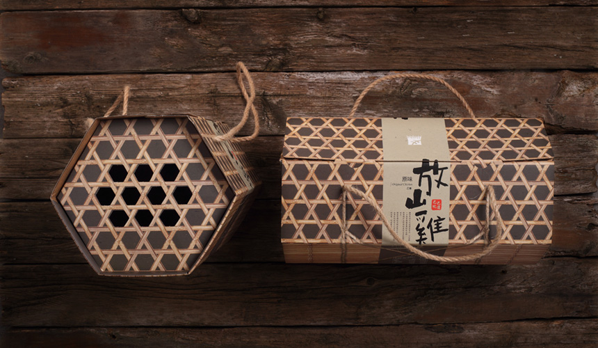 放山雞雞蛋整雞雞肉包裝設計“雞籠創意篇”-上海包裝設計公司