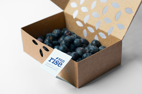 Sunrise有機藍莓漿果農產品包裝設計-上海包裝設計公司
