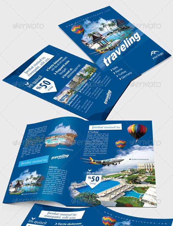 上海畫冊設(shè)計(jì)公司分享40+最佳旅游宣傳手冊設(shè)計(jì)模板-時(shí)尚深藍(lán)色旅游小冊子模板