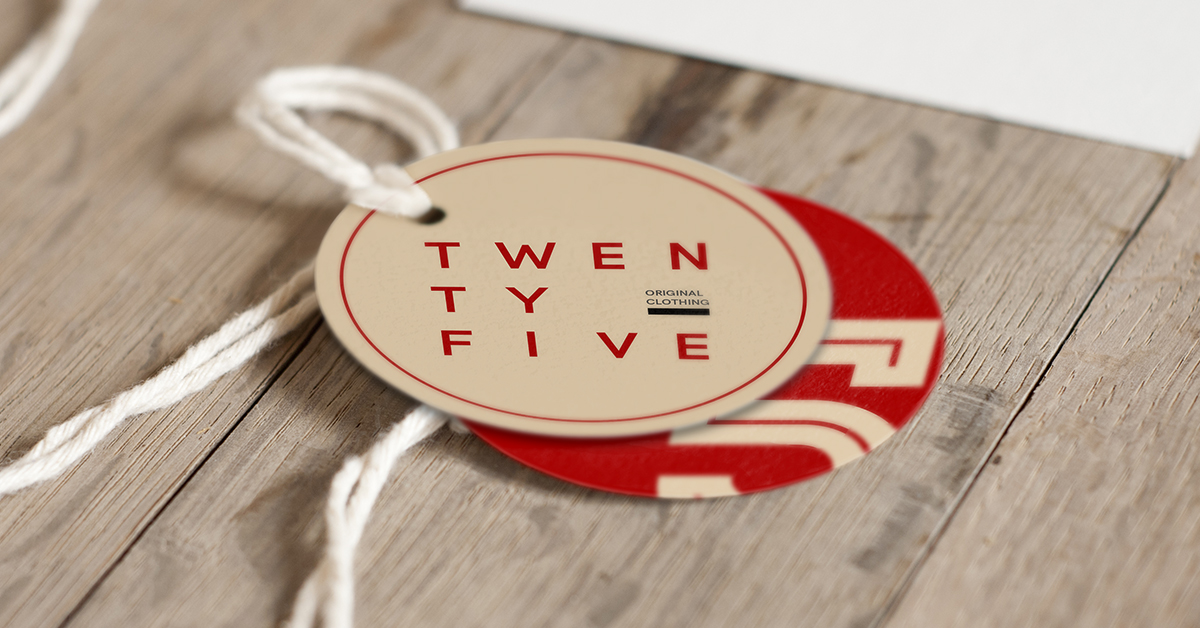 上海品牌設計公司分享12個時尚服裝標簽吊牌設計例子