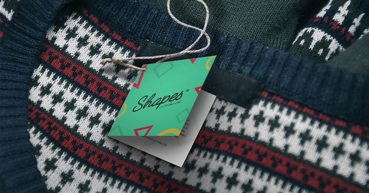 上海品牌設計公司分享12個時尚服裝標簽吊牌設計例子