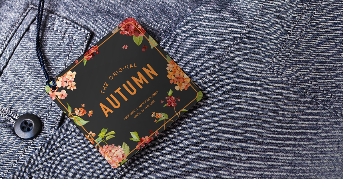 上海品牌設計公司分享12個時尚服裝標簽吊牌設計例子