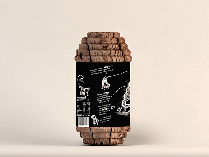 像蜂巢的蜂蜜蜂膠創意包裝設計-上海包裝設計公司