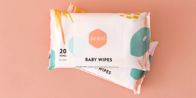 Parasol “飛濺的色彩”創意嬰兒尿不濕尿布+濕巾產品包裝設計－上海包裝設計公司