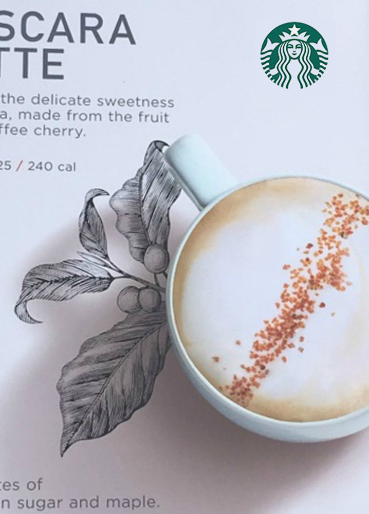 木版畫風格星巴克冬季咖啡促銷宣傳插畫設計-上海品牌形象設計公司-上海平面設計公司