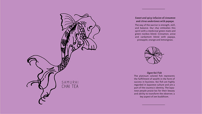 Sabi日本茶錦鯉魚插圖罐裝茶葉包裝設計-上海包裝設計公司設計欣賞