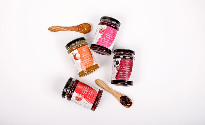 一抹果醬 confituur 草莓醬水果醬包裝設計欣賞-上海包裝設計公司