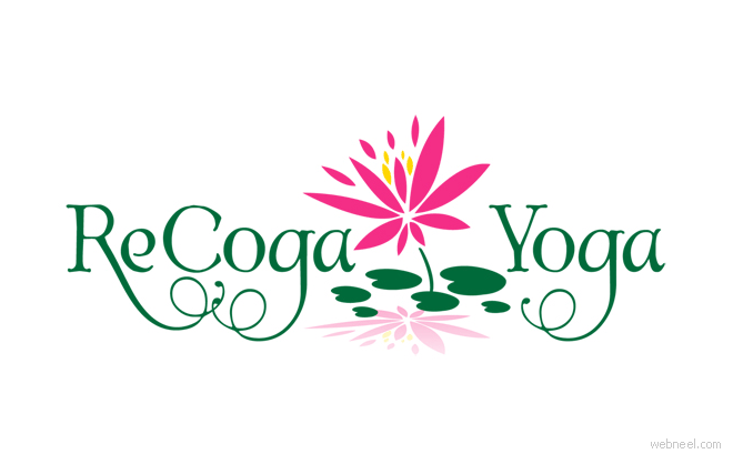 創意花朵標志設計欣賞 flower logo design-上海logo設計公司