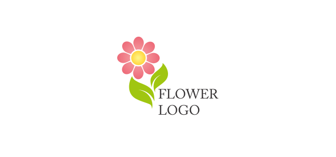 創意花朵標志設計欣賞 flower logo design-上海logo設計公司