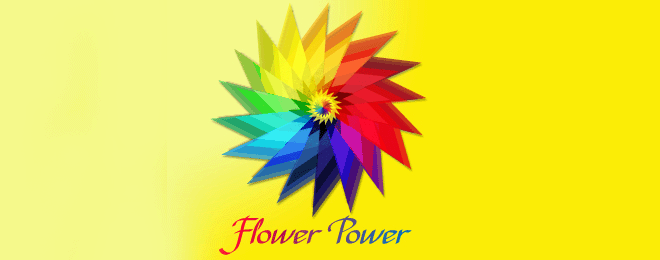 創意花朵標志設計欣賞 flower logo design-上海logo設計公司