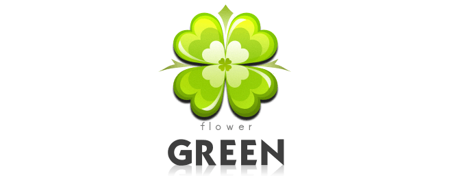 創意花朵標志設計欣賞 flower logo design-上海logo設計公司